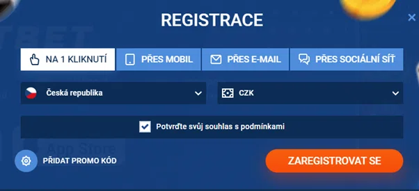 Registrace na MostBet