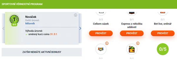 Věrnostní program MostBet