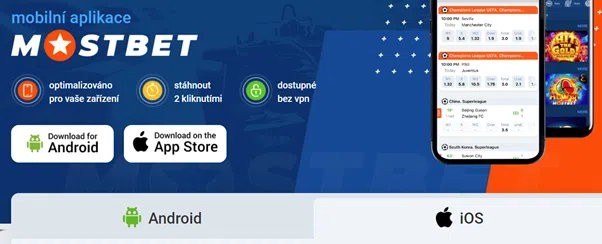 Stažení mobilní aplikace MostBet