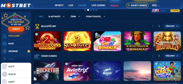 Kasino na MostBet