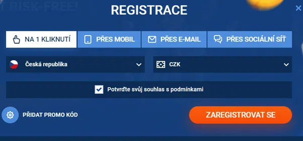 Registrace na MostBet